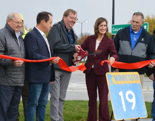 Celebrating Hwy. 19 completion